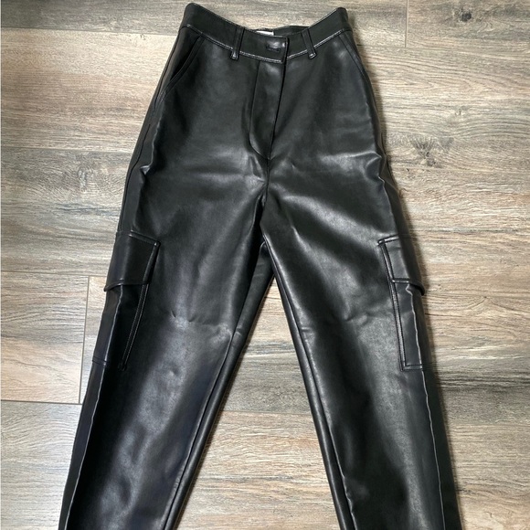 WILFRED FREE VEGAN LEATHER JOGGERS - Picture 1 of 8